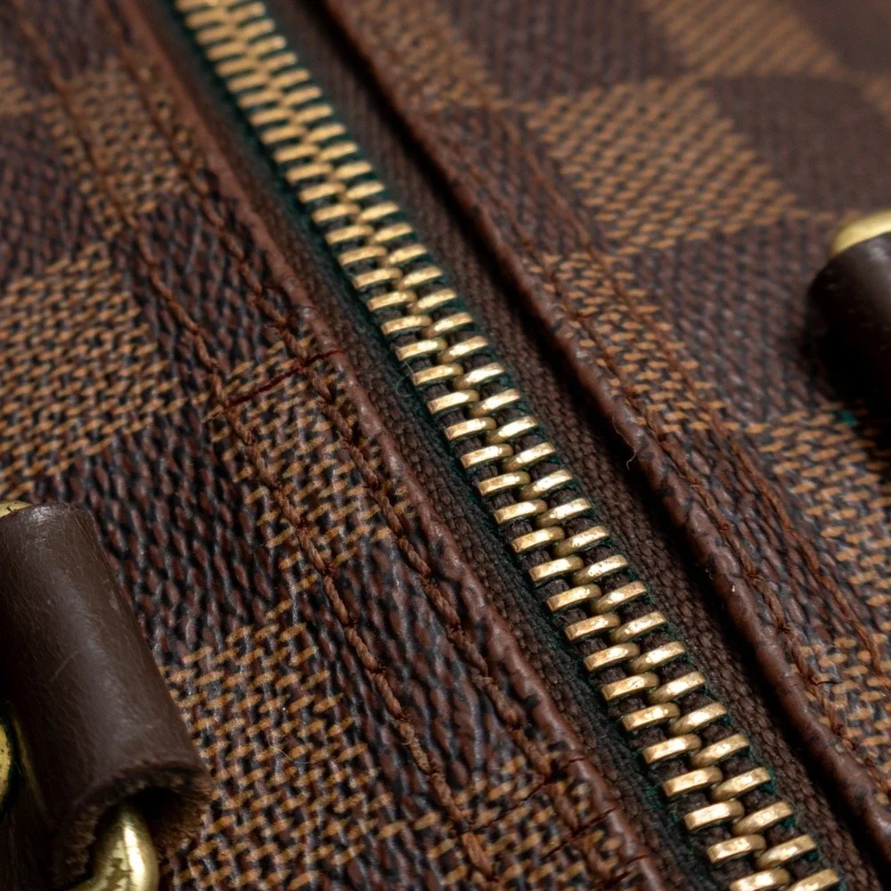 Louis Vuitton Speedy 30 Damier Ebene‎ Brown Handbag Boston Bag 2014 Made in USA
